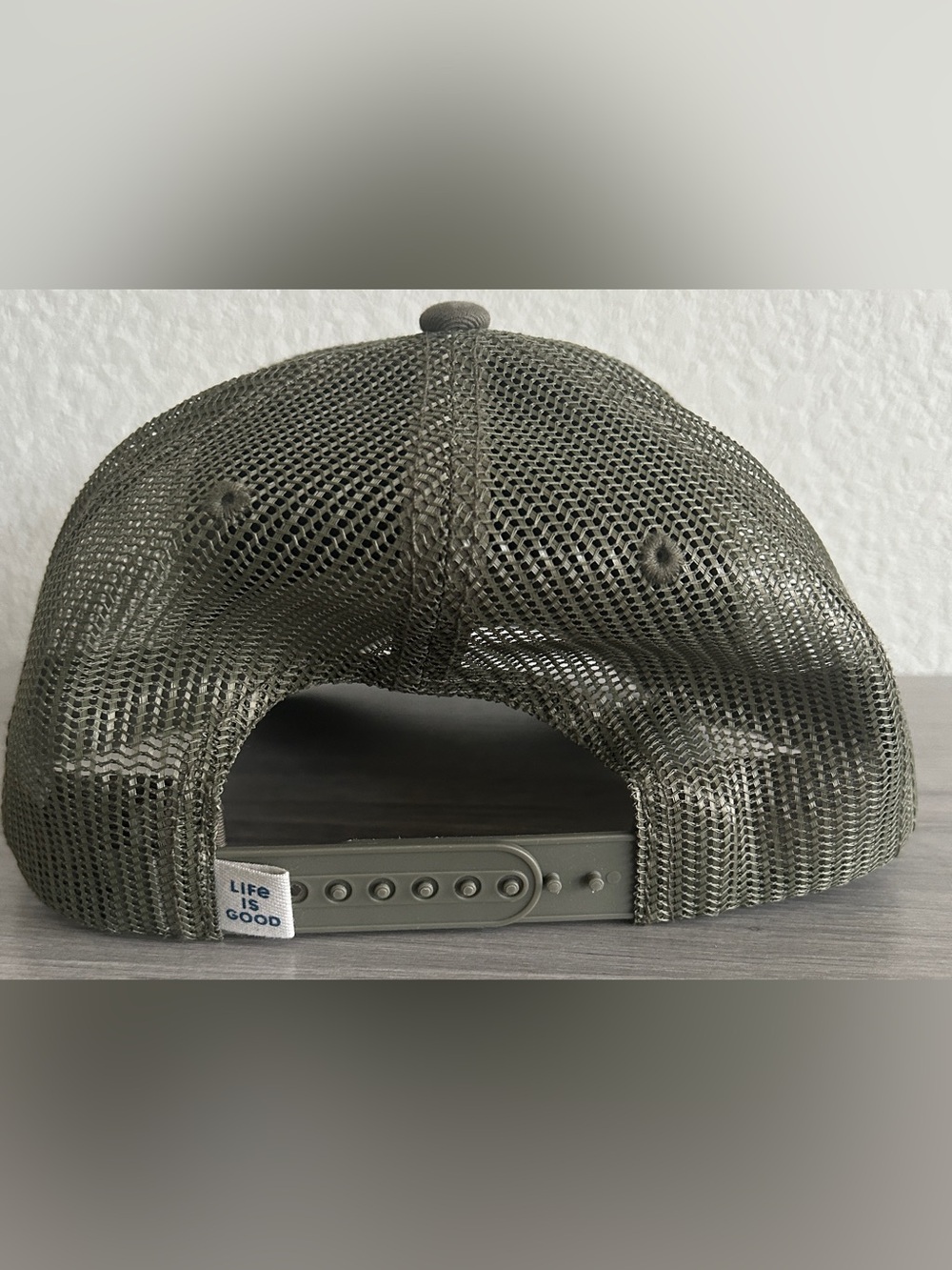 Official Life is Good "Sunrise Water Vista" Mesh Trucker Hat - Picture 3 of 5
